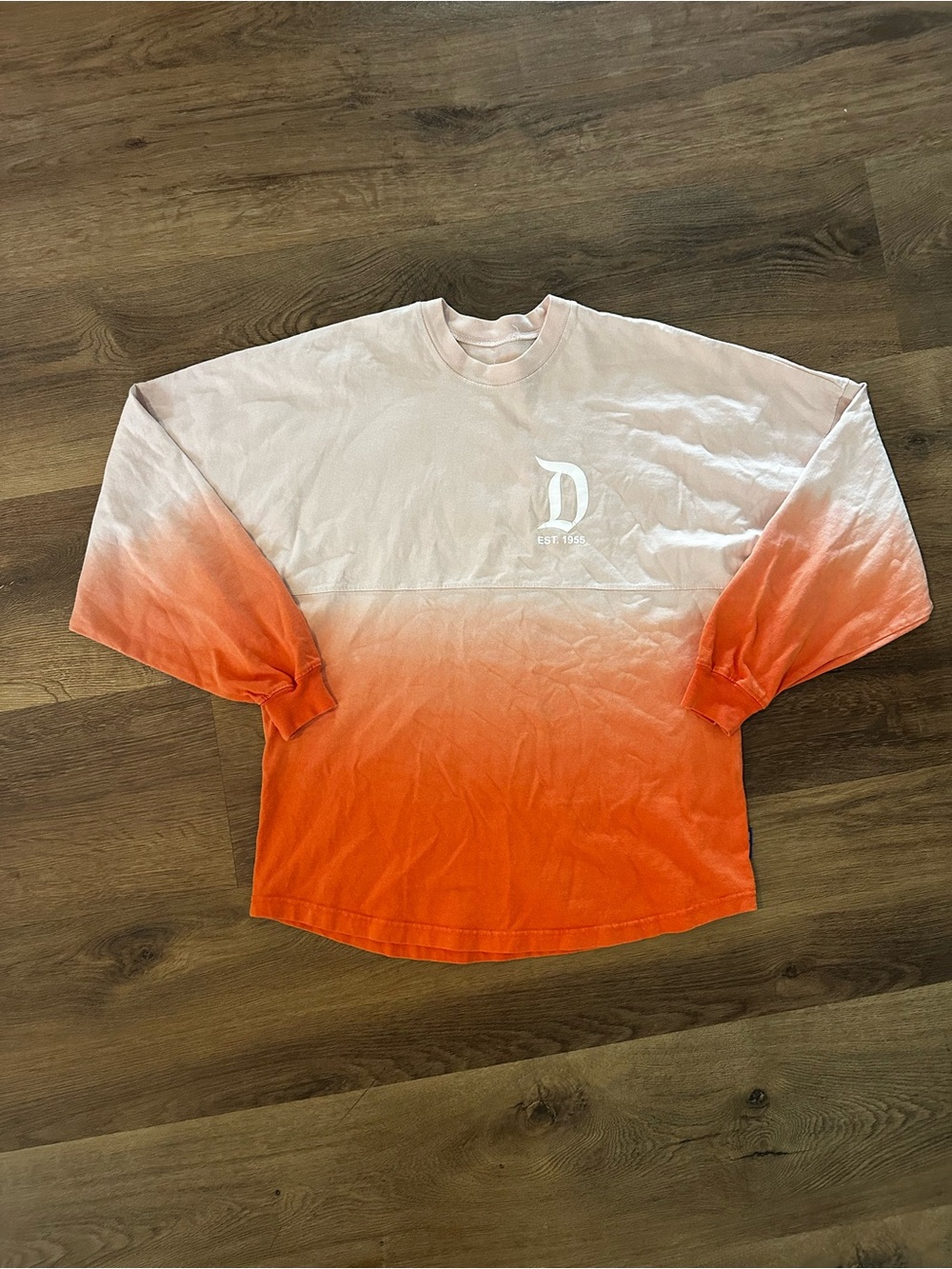 Disneyland Resort Ombre Spirit Jersey Coral Orange Small